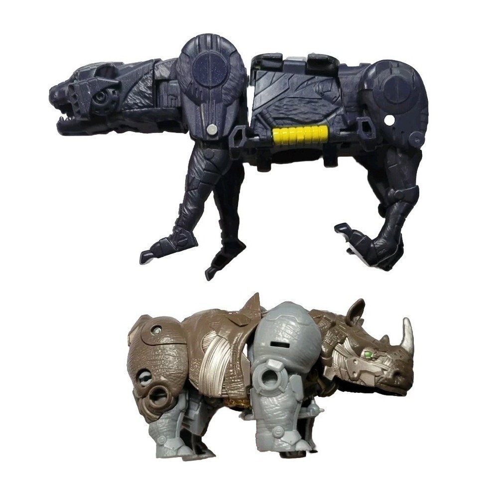 Transformers RotB Battle Masters Rhinox Snarlsaber Lot Rise Of The Beasts Toy